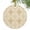 Khaki Light Brown, variant on Retro Wooden Stripes Maple Leafs Christmas Ceramic Ornament 2026,3" Round Xmas Tree Hanging Accessories with Gold Ribbon,Country Red Brown Plank Pendant Ornaments for Holiday Gift Home Party Decor