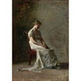 thumbnail image 3 of Thomas Eakins 14x18 Black Modern Framed Museum Art Print Titled - Retrospection (1880), 3 of 5