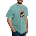 thumbnail image 4 of CafePress - Here's My Heart Cute Raccoon Blowing Kisse T Shirt - Mens Comfort Colors Shirt, 4 of 5