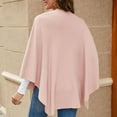 thumbnail image 5 of Charmgo Women Scarf Clearance, Womens Large Front Ponchos Knitted Sweater Wrap Topper Fall Winter Elegant Shawls Cape Concert Dress, Hair Scarf for Women Pink One Size, 5 of 5