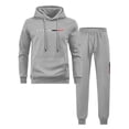 thumbnail image 7 of fheaev Sweatsuits for Men 2 Piece Hoodie Men'S Jogging Tracksuit Set Casual Athletic Running Sports Suits Drawstring Long Sleeve Outfit Pullover Suit Set, 7 of 7