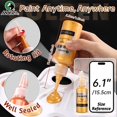 thumbnail image 5 of Pintura acrílica metálica Marie's de 50 ml, pigmentos brillantes y perlados con botella, plateado dorado para pintura artística DIY, madera, vidrio, 5 of 5
