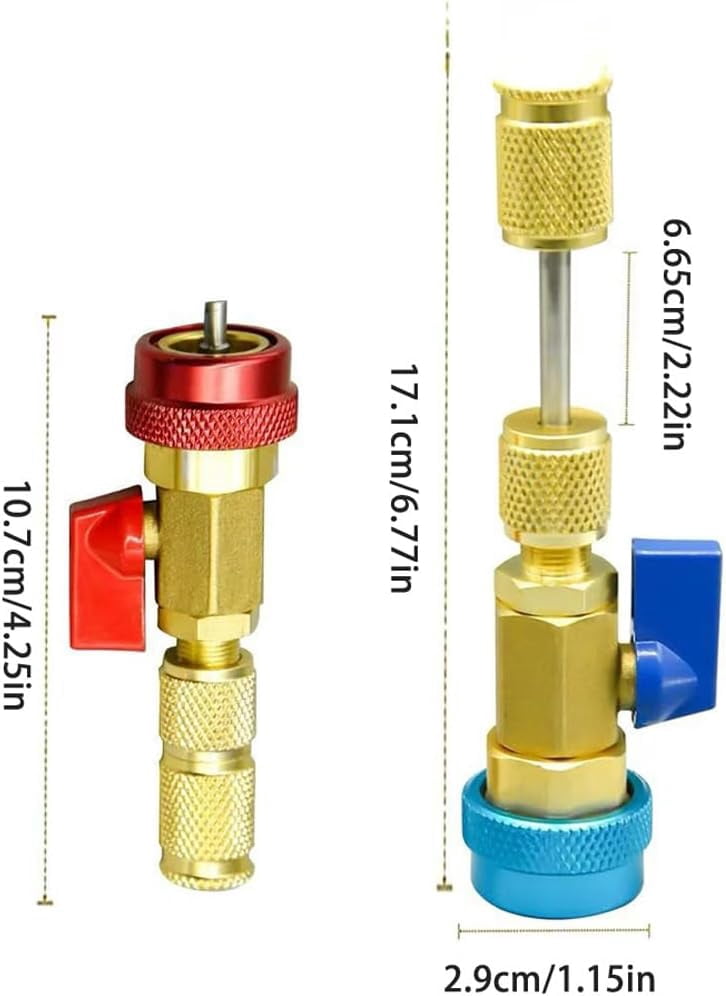 Valve Stem Remover - Non-Slip Quick Repair Puller | AC Valve Core Removal Tool - for HVAC Tire AC Air Bike Refrigeration Conditioning Tank