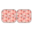 thumbnail image 7 of Haiem Strawberry Floral Car Windshield Sun Shade (2 Pieces) Foldable Windshield Sun Shade Car Accessories for Truck SUV Pickup-Large, 7 of 7