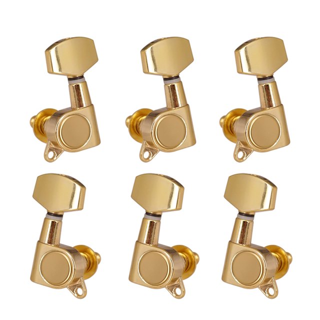 Advancent 6 piezas Tuner Peg String Roller Reemplazo de piezas Clavijas de afinación para guitarra Artesanía Type 1