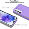 thumbnail image 3 of For Samsung Galaxy A55 5G Phone Case, Ebizware Shockproof Case Military Grade Heavy Duty Full Body Protection Rugged Cover for Galaxy A55 5G, Purple, 3 of 10