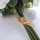 thumbnail image 5 of Ramo de flores artificiales Decoración floral para el hogar Ramo de simulación Fiesta de bodas Paquete de flores falsas, Rosa Noticed HA7944-03B, 5 of 6