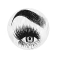 thumbnail image 2 of SIDONKU 60 inch Round Beach Towel Blanket Clean Gorgeous Eye Makeup and Brow Close Eyelashes Look Travel Circle Circular Towels Mat Tapestry Beach Throw, 2 of 2