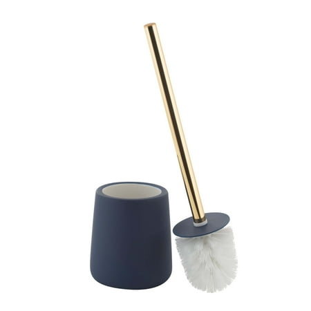 ELLE Paris Lisse Wide Bowl Toilet Brush in Midnight Blue