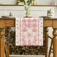 thumbnail image 3 of Pink Cherry Blossom Flower Spring Kitchen Dining Room Table Runner Indoor Home Dinner Holiday Party Decoration Accessories, 3 of 4