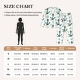 thumbnail image 4 of Yiaed Anchors And Shells Print Pajamas Women's Long Sleeve Sleepwear Soft Button Down Loungewear Pjs Lounge Set Nightwear Womens Pajama Pants-X-Large, 4 of 7