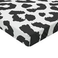 thumbnail image 2 of Ambesonne Savannah Fitted Sheet, Cheetah Leopard Kiss Print, Twin XL Size, Charcoal Grey and Pink, 2 of 3