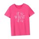 thumbnail image 5 of Camiseta para mujer, ropa de moda clásica de verano, ropa de calle femenina, camisa con cuello redondo L, 5 of 7