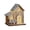 L, variant on Holiday Glowing Wooden Village House with Warm Light Illuminating Decorative Christmas Home Festives Display