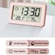thumbnail image 3 of Mini reloj Digital de temperatura y humedad, termómetro de mesa portátil, higrómetro, 12/24H, funciona con batería, LED, 3 of 4