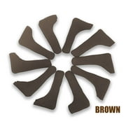 Door Handle Cover By The Handle Wonder Cover - 10 PACK-Brown