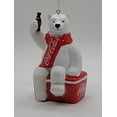 thumbnail image 2 of Kurt S. Adler YAMCC1124 Coca-Cola Polar Bear Ornament, 3.5", Red, 2 of 6