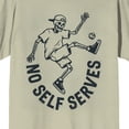 thumbnail image 2 of Walnut & 39th No Self Serves Men's Graphic Tee Vintage Skeleton Soccer Art Short Sleeve Crew Neck Cotton T-Shirt-3XL, 2 of 4