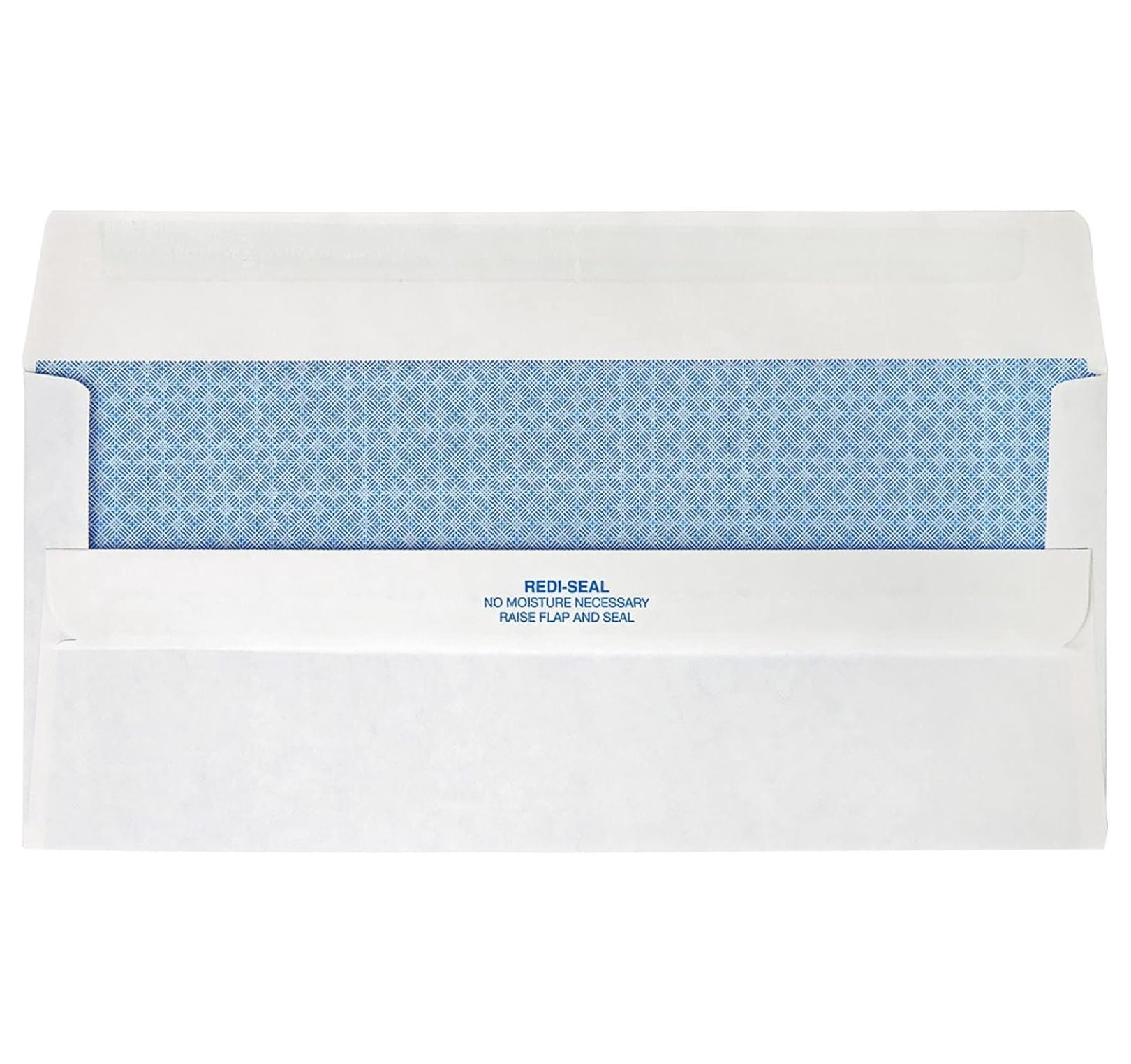 #10, Redi-Seal Security Tint Business Envelopes, Self-Seal, 24-lb, White, 500/Box (11218)