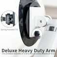 thumbnail image 3 of Single White Ultra Wide Monitor Pneumatic Spring Desk Mount, Max VESA 200x100, 3 of 7