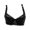 Black, variant on Gymayou Women Underwire Thin Lace Bra Breathable Floral Lace V Neck Bralette Adjustable Strap Lightweight Beige L