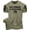 T-Shirt Military Green Branded, variant on Ser Hombre es Necesario – Workout Gym T-Shirt, Funny Gym Shirt for Men, Camiseta de Gimnasio de Entrenamiento, Men’s Gym & Workout Top