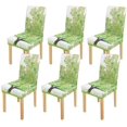 thumbnail image 1 of ABPHQTO Árbol de cerezo en primavera Funda protectora para silla elástica Funda de asiento para comedor Hotel Fiesta de bodas Juego de 6, 1 of 4