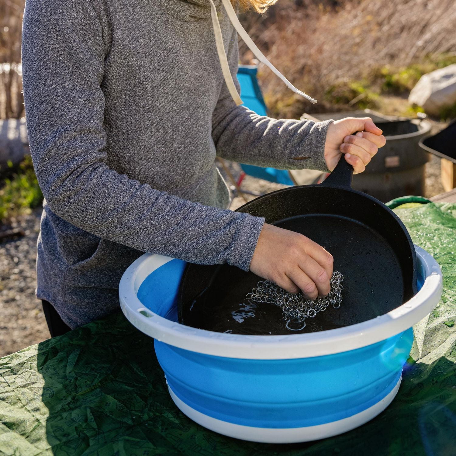 Coghlan's Collapsible Sink, The collapsible design makes packing a breeze.