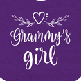 thumbnail image 4 of Inktastic Grammy Girl Granddaughter Girls Baby Bib, 4 of 4