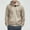 Khaki, variant on Drawstring Jackets for Men Zipper Outwear Hooded Winter Warm Big and Tall Long Sleeve Mens Coats