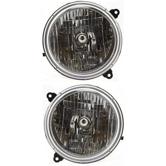 CarLights360: For 2002 2003 2004 Jeep Liberty Headlight Assembly Driver and Passenger Side w/Bulbs - Replaces CH2502146 CH2503146 (Vehicle Trim: From 10/2002)