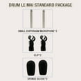 thumbnail image 3 of 1 Pair C02 Pen-Shaped Condenser Microphone Shockproof Clip Microphone Piano Mic Pe G3016, 3 of 6