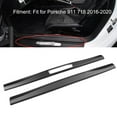 thumbnail image 4 of Sill Cover Door Sill Scuff Cover Door Sill Cover Door Sill Trim Carbon Fiber Sill Cover 2Pcs Car Carbon Fiber Inner Door Sill Cover Trim Sticker Fit For  911 718 2016-2020 Left, 4 of 8