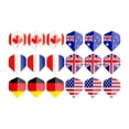 thumbnail image 5 of Addmotor 18 Pieces 6 Sets Steel Needle Tip Darts With National Flag Flight Flights National Flag, 5 of 9