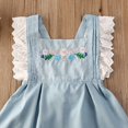 thumbnail image 4 of Toddler Infant Baby Girl Clothes Lace Ruffles Princess Dress Summer Beach Floral Dresses Sundress, 4 of 5