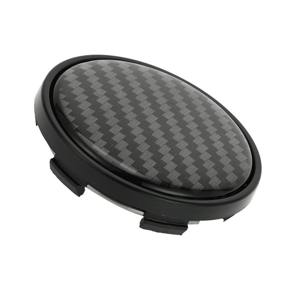 Unique Bargains Car Wheel Hub Center Caps 62mm 2.44" OD Center Hub Cover Universal Plastic Carbon Fiber Pattern Black
