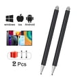 thumbnail image 1 of Universal Touch Screen Pen For iPhone Accessorie For Apple Haiwei Samsung Stylus For iPad Magnetic Tilt Sensitive 2pcs-2 in 1-Black, 1 of 6