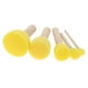 thumbnail image 1 of 5 Piezas Pincel Artesanías Madera Mango Plantilla de Esponja Herramientas de Pintura de Arte Amarillo Sunnimix 5Pcs cepillo de la esponja, 1 of 7