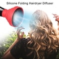 thumbnail image 2 of Hairdryer Folding Diffuser, Sturdy Easy To Handle Hair Diffuser Cover, Hairstyle For Most Hair Dryers Professional Air Diffuser Stylist, 2 of 8
