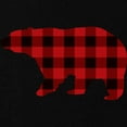 thumbnail image 2 of CafePress - Lumberjack Buffalo Plaid Bear Maternity T Shirt - Maternity Dark T-Shirt, 2 of 3