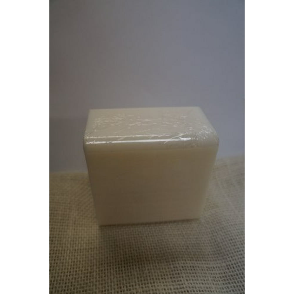 1lb White (all natural) Glycerin Melt and Pour Soap Base