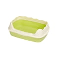 thumbnail image 2 of Semi Enclosed High Bar Litter Box With Splashs Proof Designs Provides Ample Space For Cats Includes Shovel For Kittens, 2 of 6