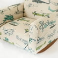 thumbnail image 5 of Kid Rocking Chair for Toddlers, Child Chair for Little Kids, Upholstered Toddler Armchair for Children,  and Cute Little Kid Chairs (Rockers, Airplanes Print), 5 of 7