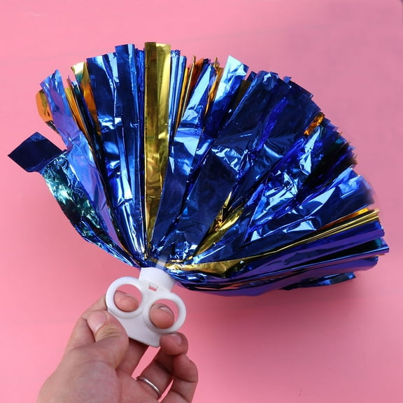 FELTECHELECTR Cheerleader Pom Poms 2Pcs 11.8in for Cheerleading Performances Team Spirit Accessories