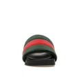 thumbnail image 3 of Gucci Women's Padded Web Slide Green Red Web Sandals, from StockX, 3 of 5
