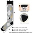 thumbnail image 3 of Coolnut 1 Pack Cute Panda Compression Socks for Women Men Knee High Stocking for Running,Athletic,Medical, 3 of 6