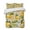 GoldenRod, variant on Quilts King Size, Summer Lemon Soft Comforter Bedding Set for Bed, Watercolor Summer Botanical Rustic Yellow Lightweight Quilted Bedspread with Pillow Cover(2 Pieces) for All Season, 96x106 Inch