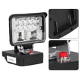 thumbnail image 4 of Lithium Battery LED Lamp, Strobe + Steady Low Voltage Protection Lighting Work Light  Heat Dissipation Zinc Alloy Lamp Head  For Outdoor, 4 of 8