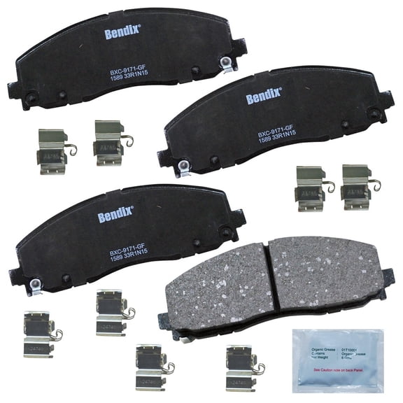 Disc Brake Pad Set Fits select: 2018-2019 JEEP WRANGLER UNLIMITED, 2020 JEEP WRANGLER