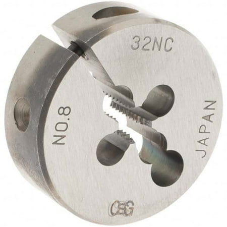 

OSG #8-32 UNC High Speed Steel Round Adjustable Die